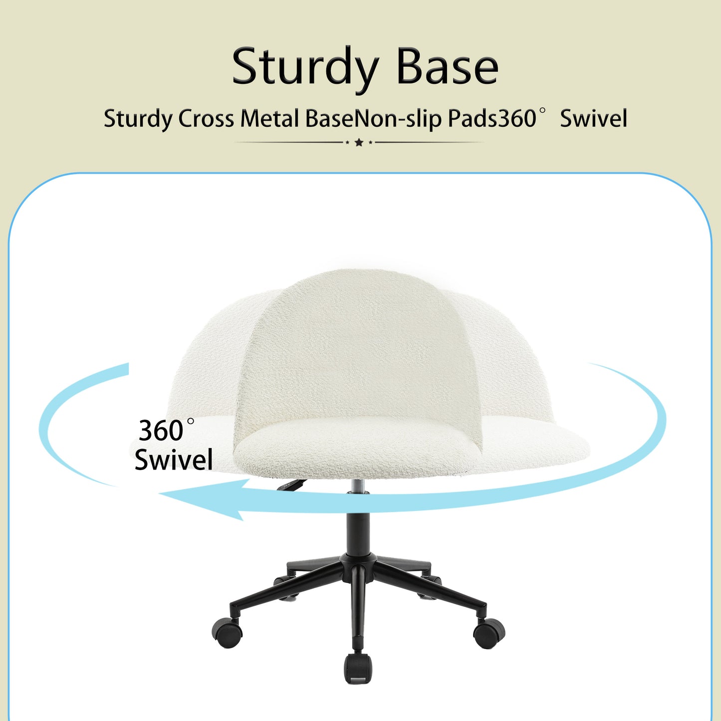 Velvet fabric office chair, mid back adjustable rotating computer chair, black legs, cushioned office chair with wheels