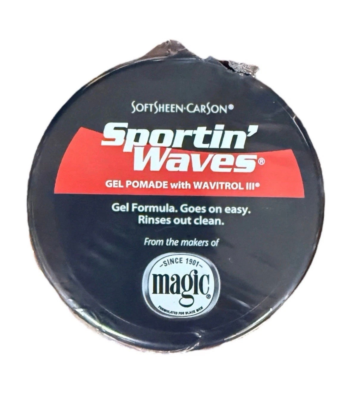 Soft Sheen-Carson Sportin Waves Gel Pomade With Wavitrol III 3.5 oz.