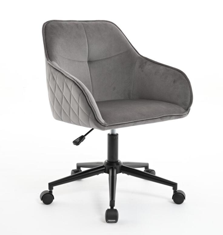Velvet Office Desk Chair, Modern Home Desk Chair with Wheels , Vanity Chairs for Living Room, Bedroom,Study Room