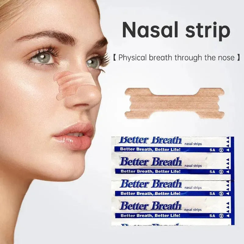 10/50PCS Breath Nasal Strips Right Aid Stop Snoring Nose Patch Good Sleeping Patch Product Easier Breath Sleep Aid Decive - Miami beauty1