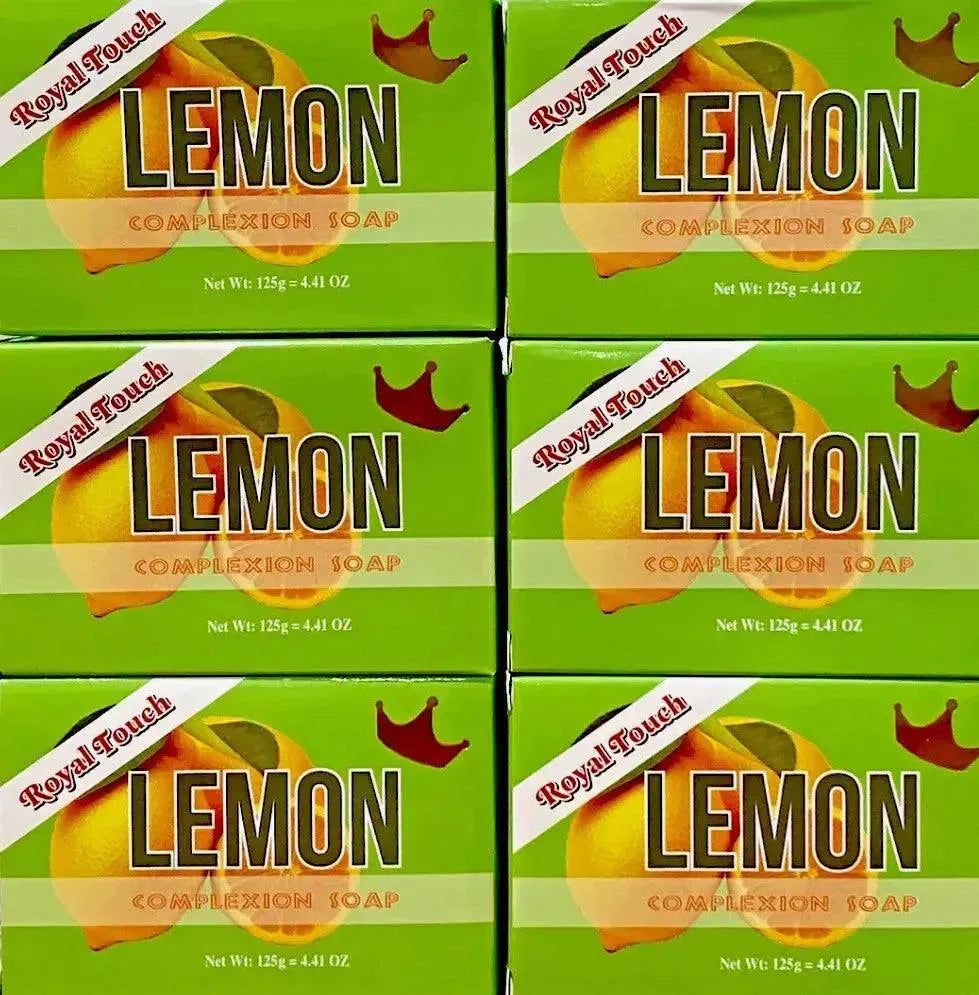 6-Pack ROYAL TOUCH LEMON COMPLEXION SOAP 4.41oz (125g) ✅ - Miami beauty1