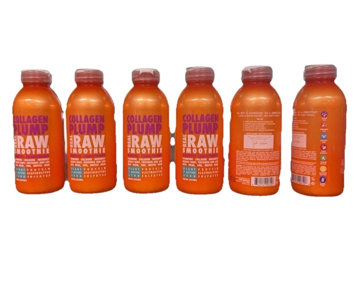 Collagen Plump Real Raw Smoothie Bodyful Conditioner 6 Packs 355 Ml Each🍊