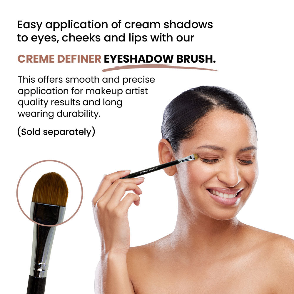 Hot Fudge Any Wear Creme - A Waterproof Multi-tasking creme to powder product for eyes, cheeks & lips. Can be worn anywhere