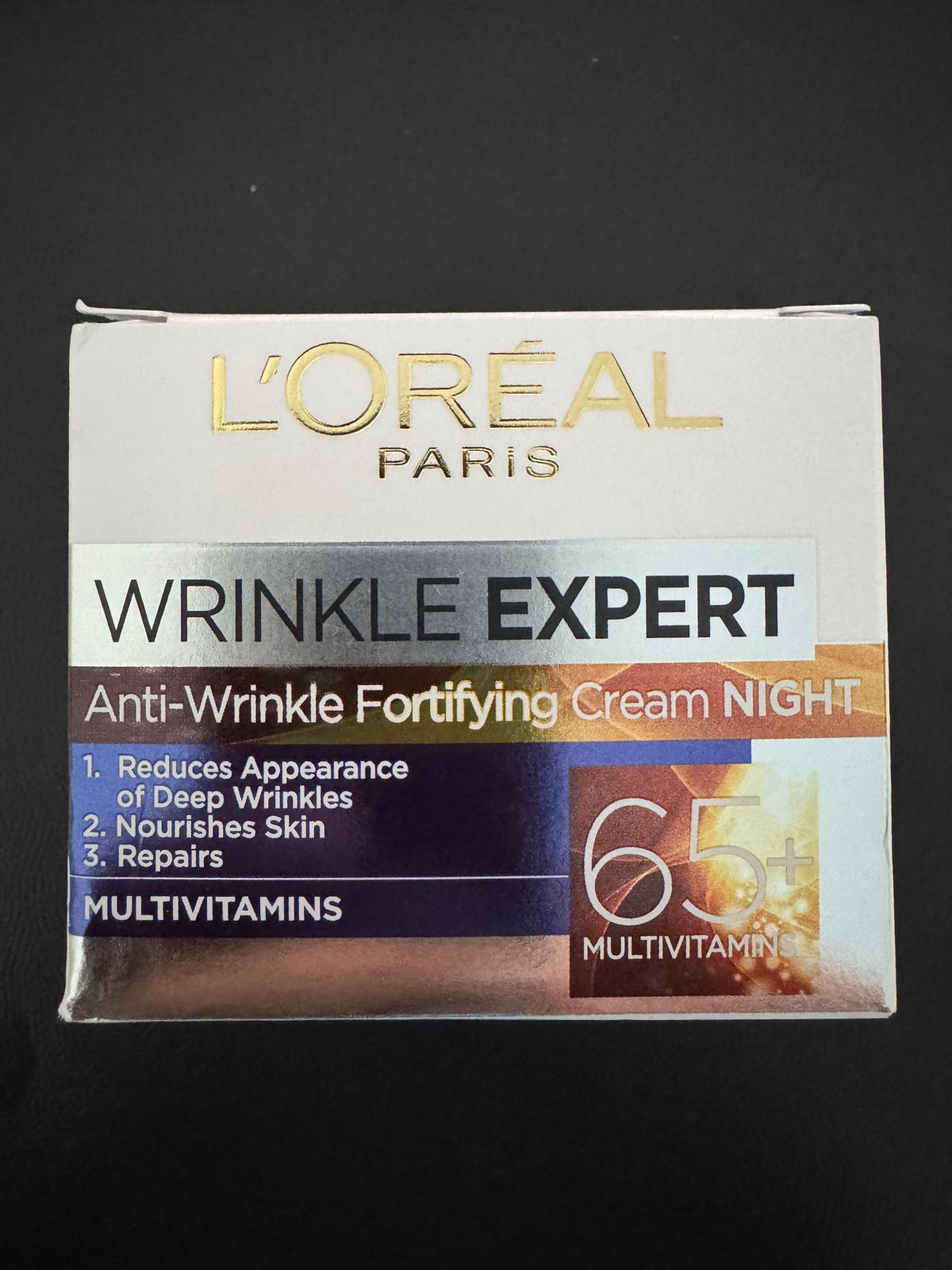 L'Oreal Paris Wrinkle Expert 65+ Anti-Wrinkle Night Cream 50ml - Wilko