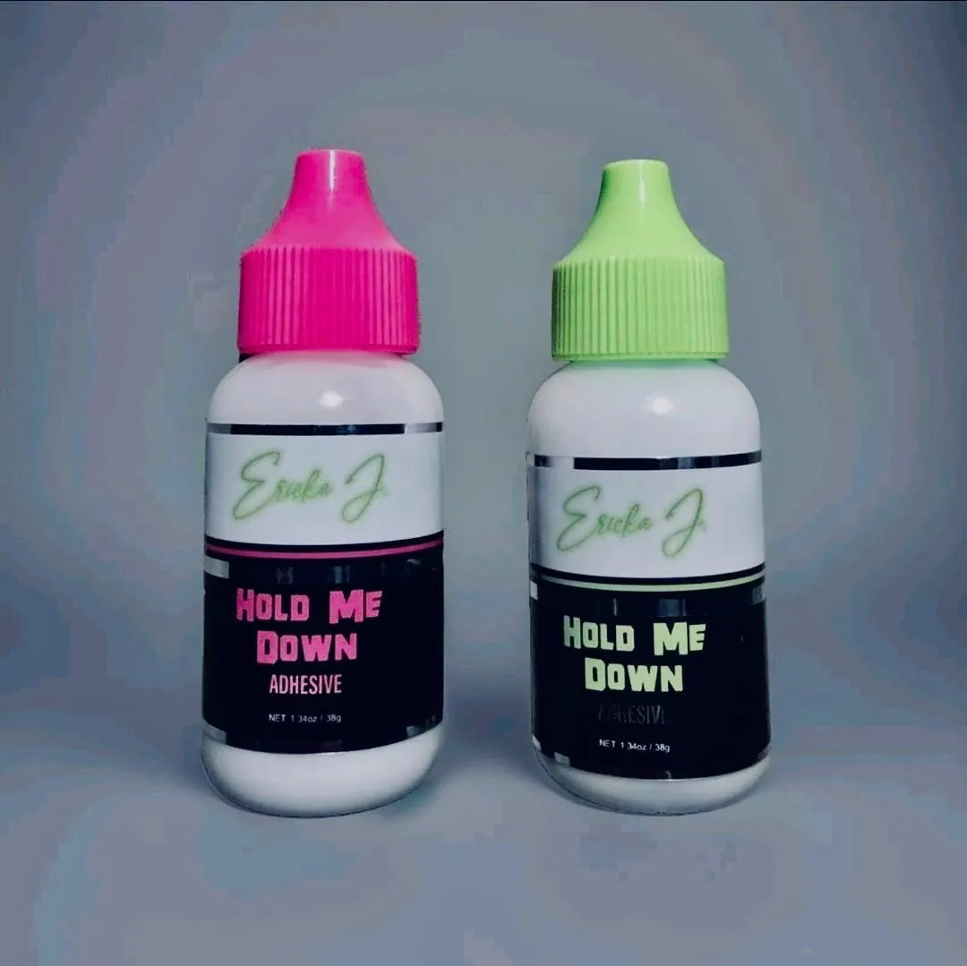 Lace Wig Waterproof Adhesive Hair Glue Bigger 👍Strong Hold Me Down Adhesive✅ 2 bottles - Miami beauty1