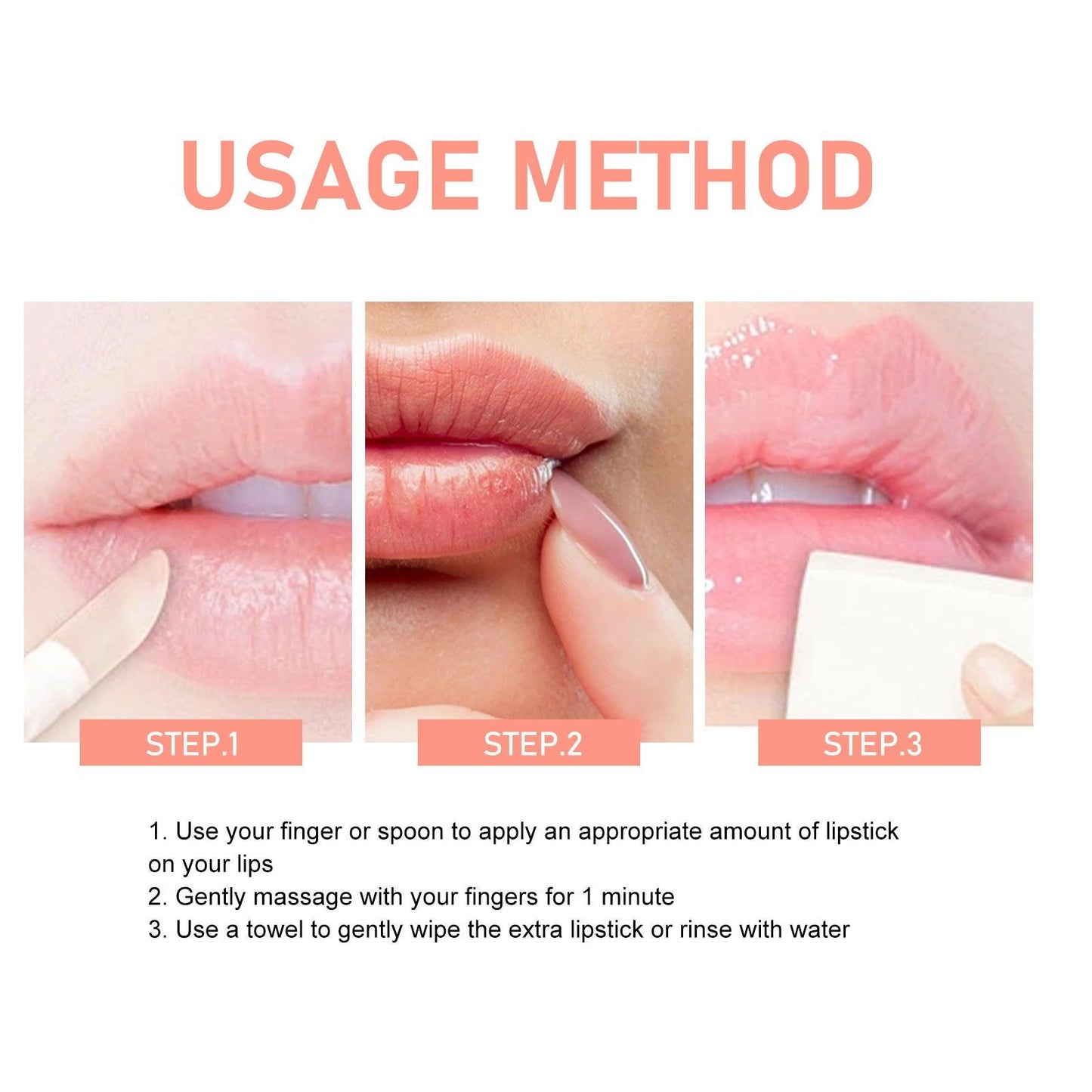 EELHOE Strawberry Lip Scrub, Moisturize Lips. - Miami beauty1