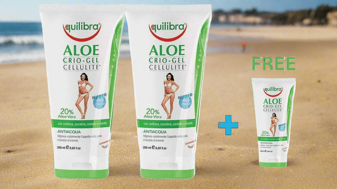 equilibra ALOE CRIO-GEL CELLULITE 2 Pack 1 Free - Miami beauty1