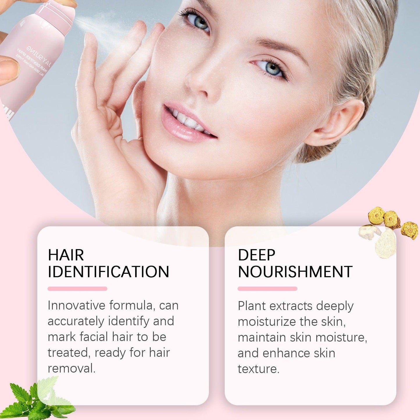 Jaysuing100ml Spray Hair Remover Face Hair - Miami beauty1