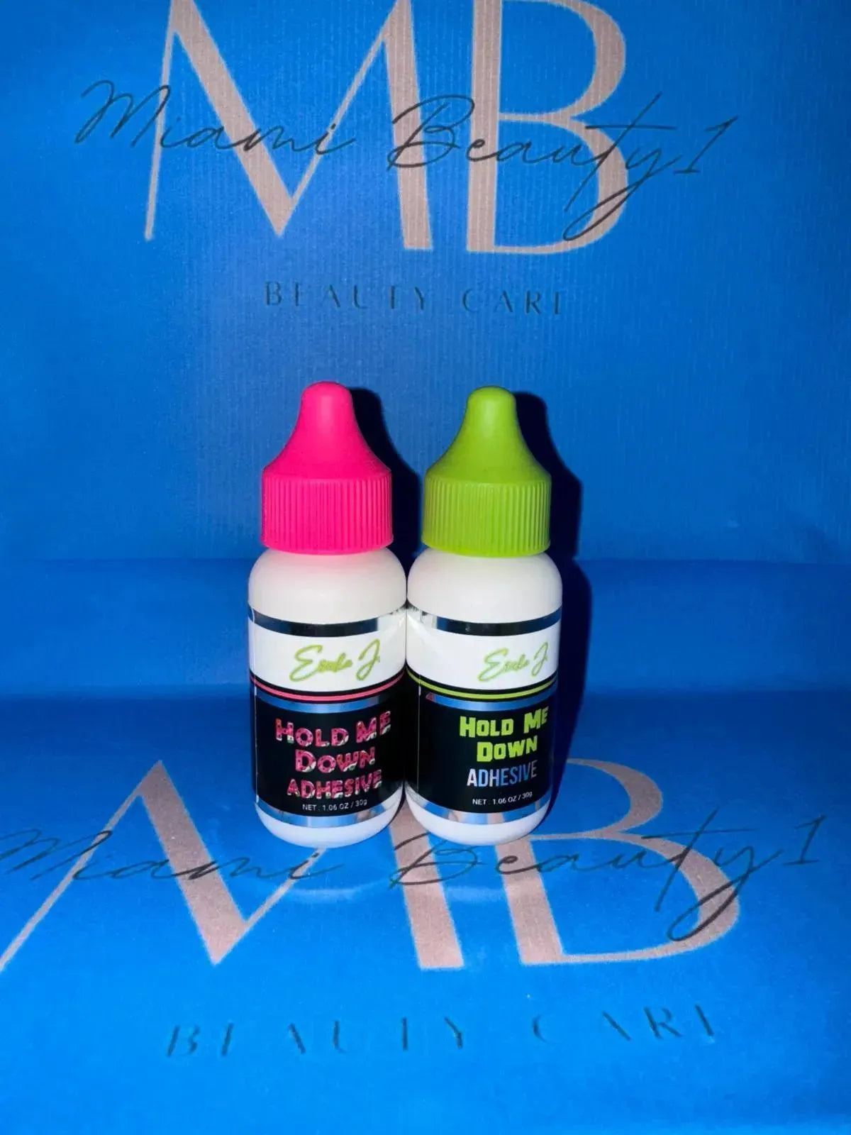 Lace Wig Waterproof Adhesive Hair Glue Bigger 👍Strong Hold Me Down Adhesive✅ 2 bottles - Miami beauty1