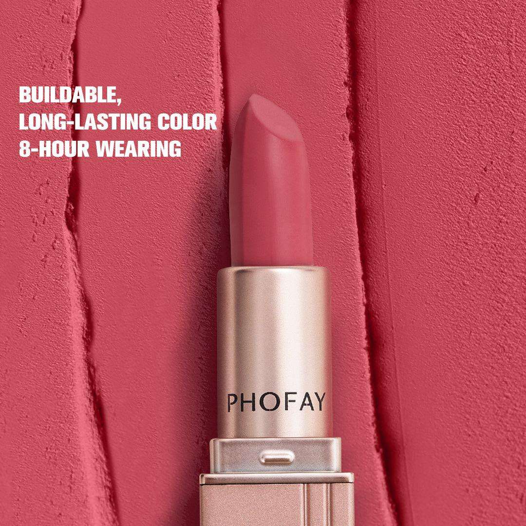 PHOFAY Matte Lipstick - Miami beauty1