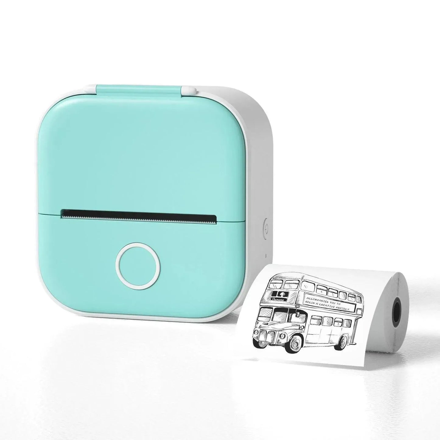 Portable Mini Thermal Label Printer Home Photo Printer Student Wrong Question Printer Bluetooth Mini Label Printer Price Tag - Miami beauty1
