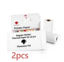 Portable Mini Thermal Label Printer Home Photo Printer Student Wrong Question Printer Bluetooth Mini Label Printer Price Tag - Miami beauty1