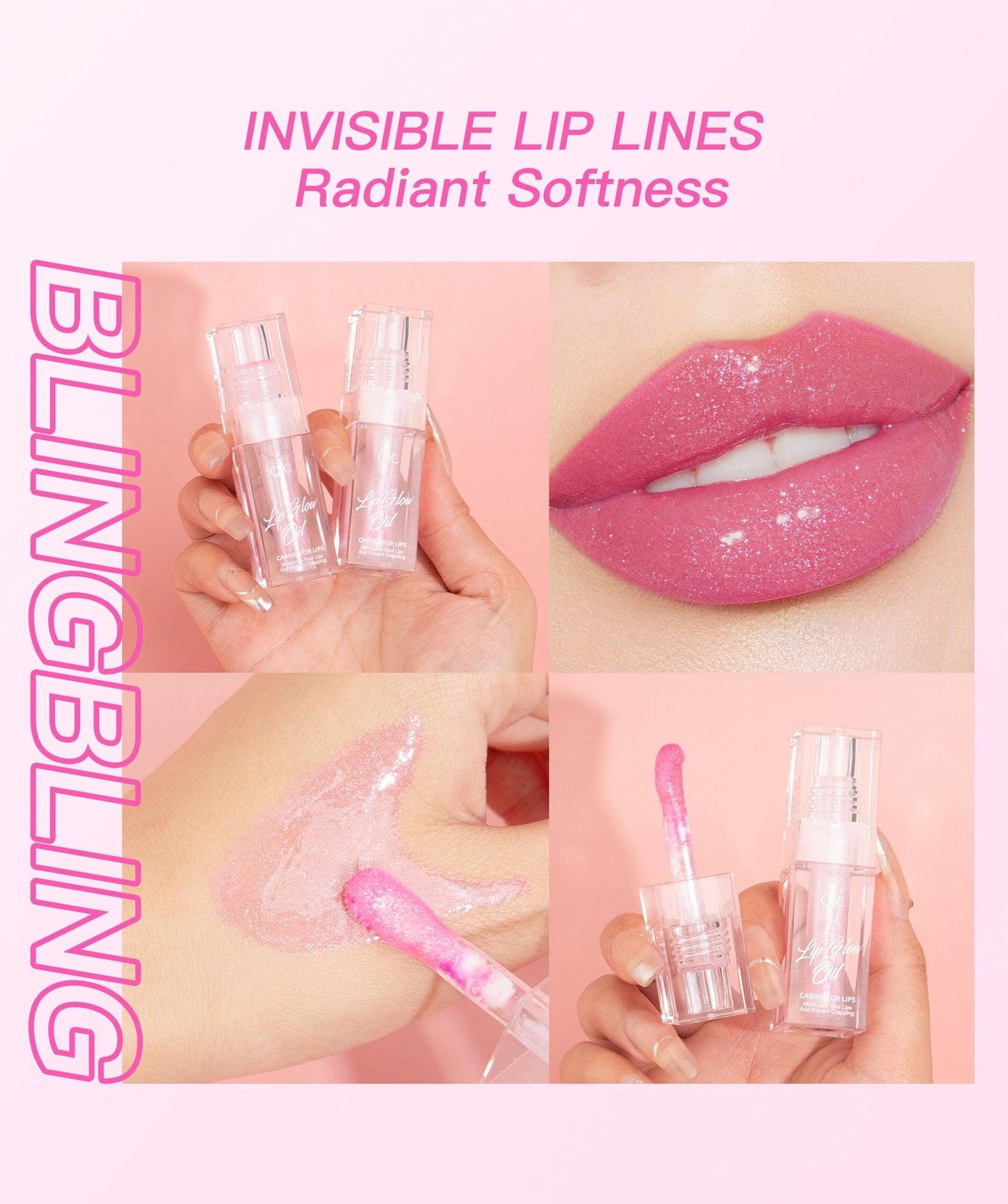 QIC color-changing lip gloss oil - Miami beauty1