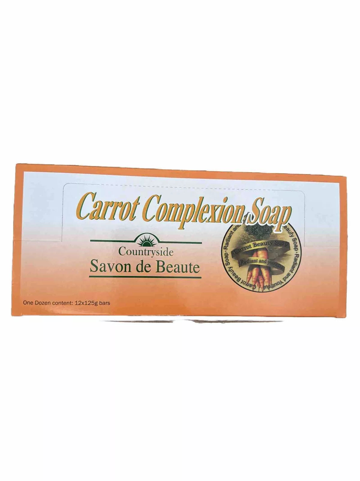 Carrot Complexion 12 Soap Skin Tone Improvement w/ Carrot Oil🥕