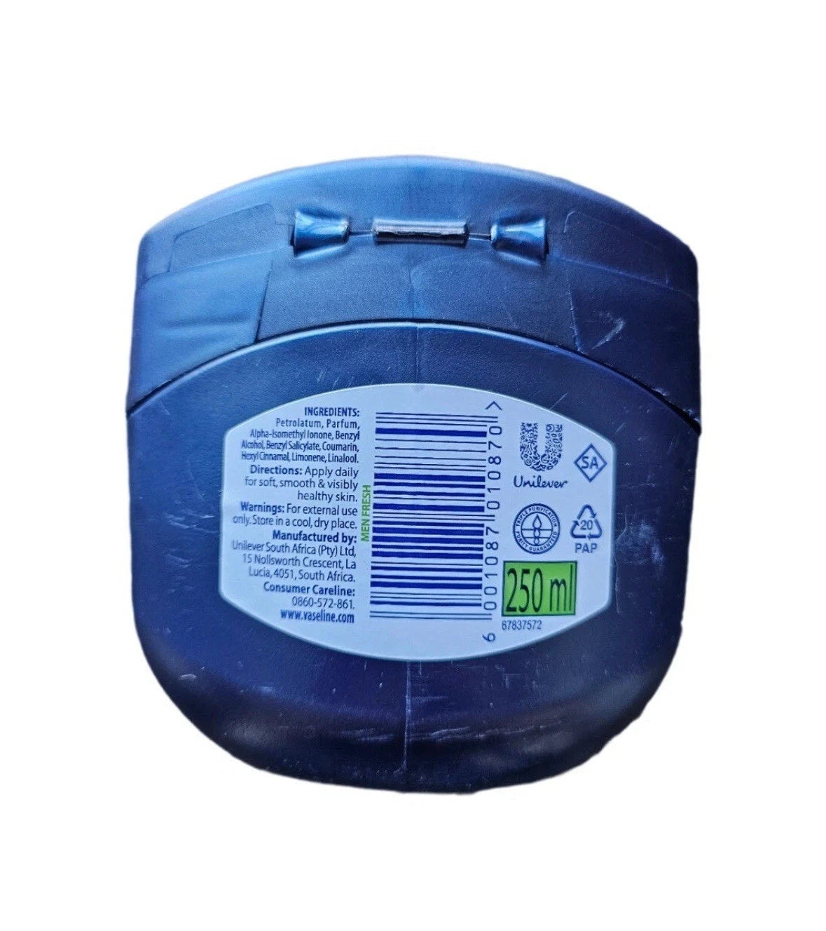 Share Vaseline Blue Seal Men Fresh Petroleum Jelly 2 Jar Each 250ml ✅