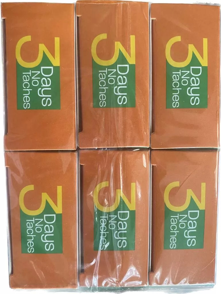 3 DAYS NO TACHES Carrot SOAP (PACK OF 6) Free Shipping ✅