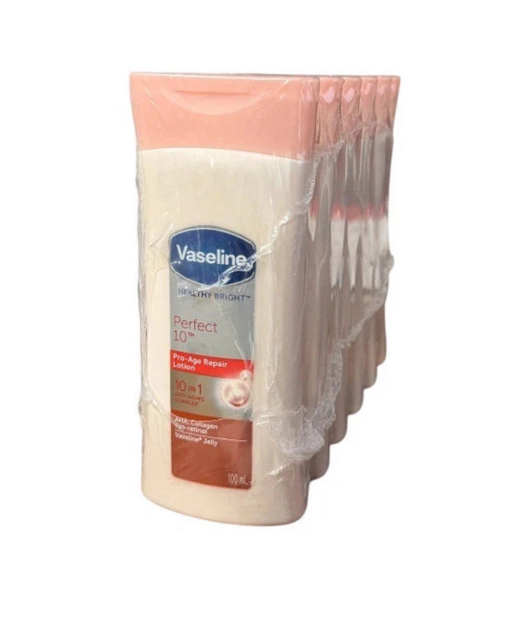 Vaseline Healthy Bright Pro-Age Repair Lotion AHA Collagen 6 Packs 100 Ml Each✅