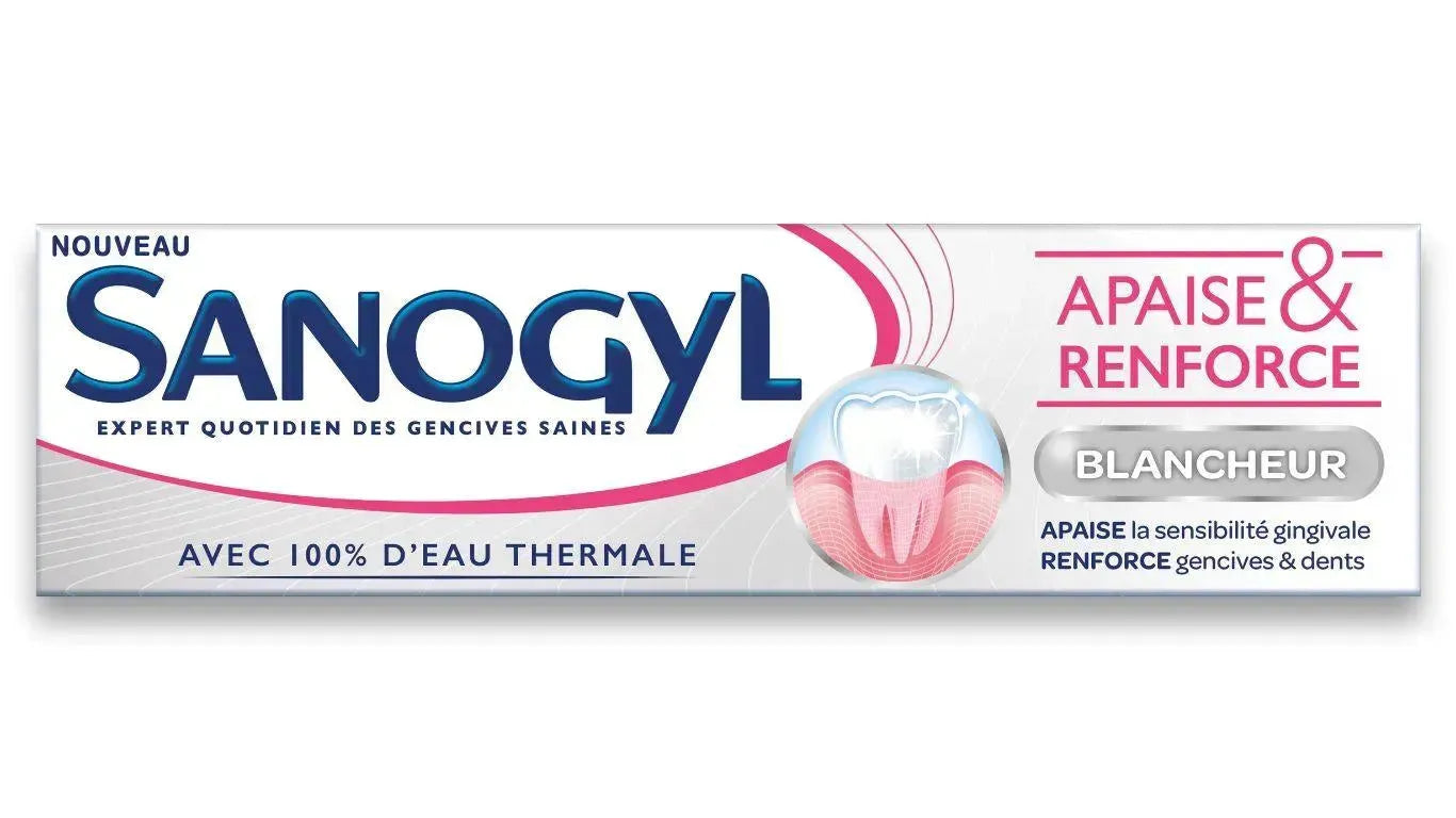 SANOGYL APAISE&RENFORCE BLANCHER AVEC 100% D’EAU Thermale75ML - Miami beauty1