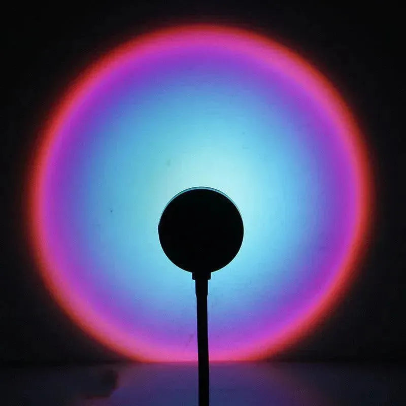 Sunset Projection Lamp Sunset Projector Night Light Wall Decoration Lighting - Miami beauty1
