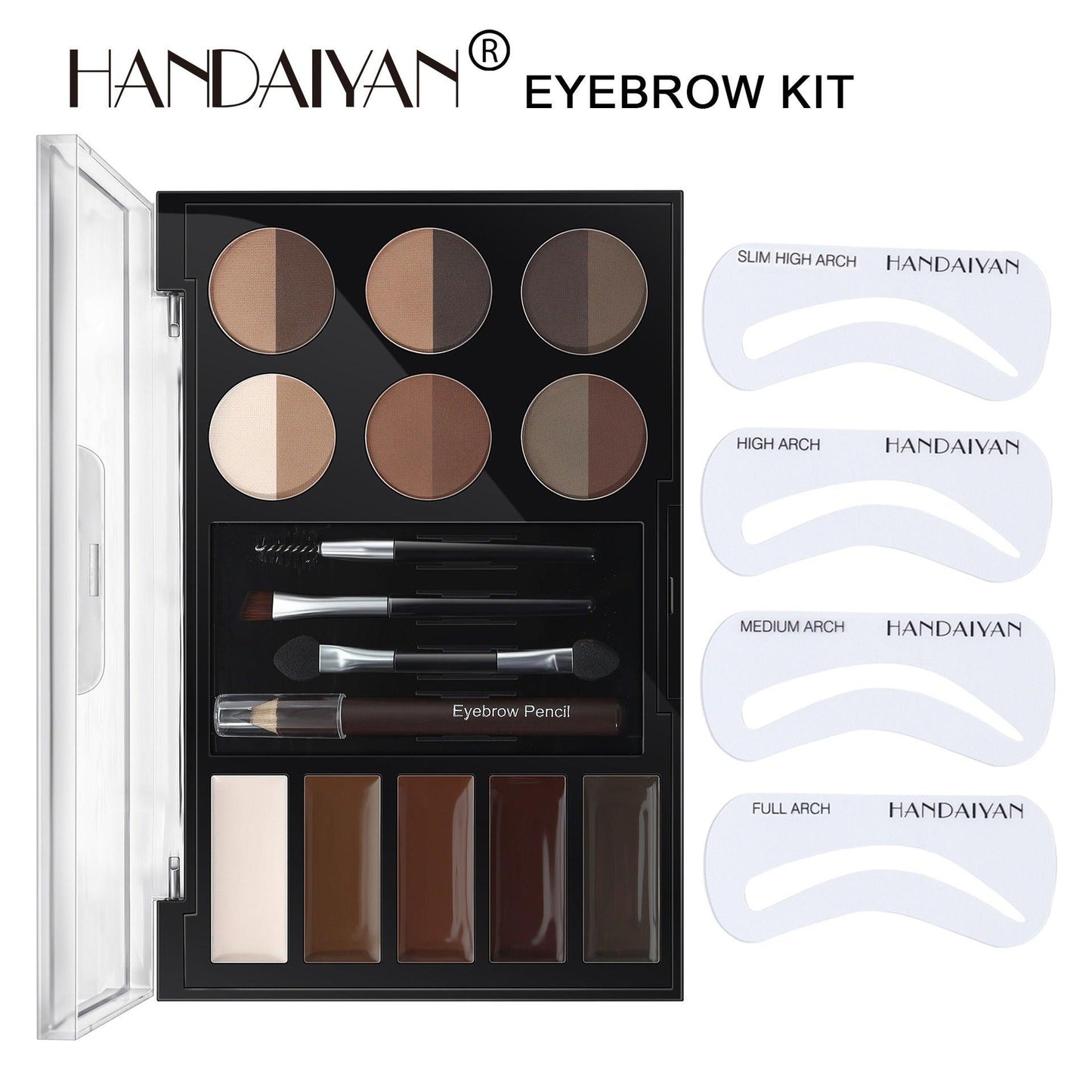 Tattoo Makeup Contour Waterproof Tint Stencil Eyebrow Pencil - Miami beauty1