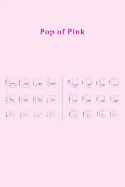 SO PINK BEAUTY Press On Nails 2 Packs - Miami beauty1