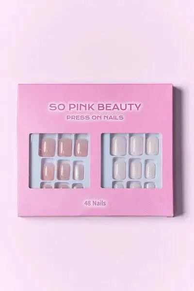 SO PINK BEAUTY Press On Nails 2 Packs - Miami beauty1