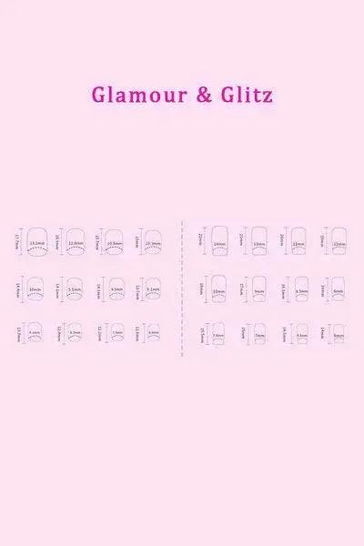 SO PINK BEAUTY Press On Nails 2 Packs - Miami beauty1
