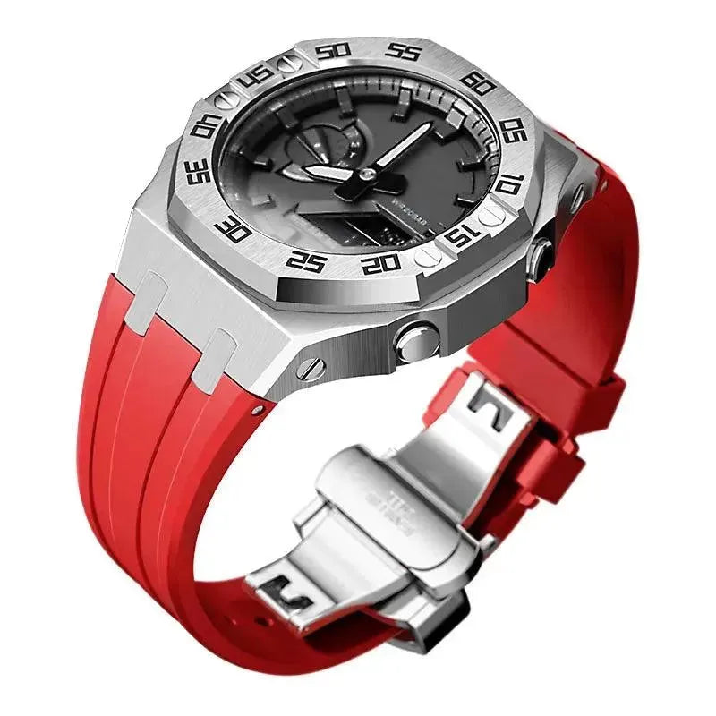 GShock GA2100/2110 Metal Watch Two-tone Green Hulk Case Bezel Strap for casio g shock GA2100 - Miami beauty1