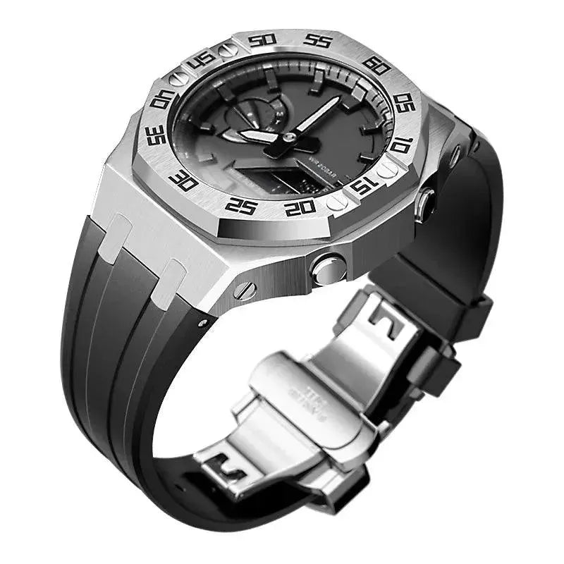 GShock GA2100/2110 Metal Watch Two-tone Green Hulk Case Bezel Strap for casio g shock GA2100 - Miami beauty1