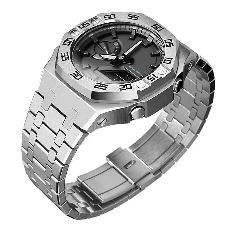 GShock GA2100/2110 Metal Watch Two-tone Green Hulk Case Bezel Strap for casio g shock GA2100 - Miami beauty1