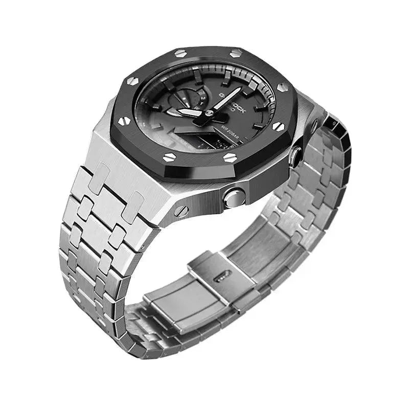 GShock GA2100/2110 Metal Watch Two-tone Green Hulk Case Bezel Strap for casio g shock GA2100 - Miami beauty1