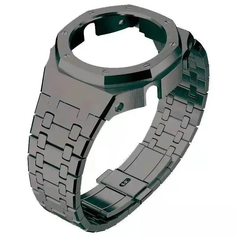 GShock GA2100/2110 Metal Watch Two-tone Green Hulk Case Bezel Strap for casio g shock GA2100 - Miami beauty1