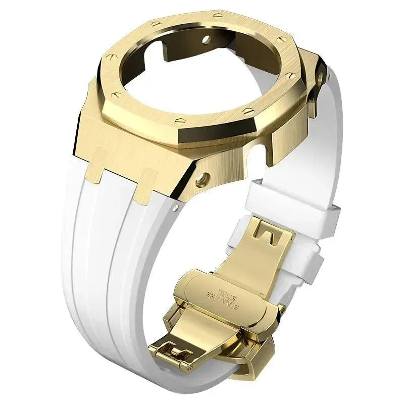 GShock GA2100/2110 Metal Watch Two-tone Green Hulk Case Bezel Strap for casio g shock GA2100 - Miami beauty1