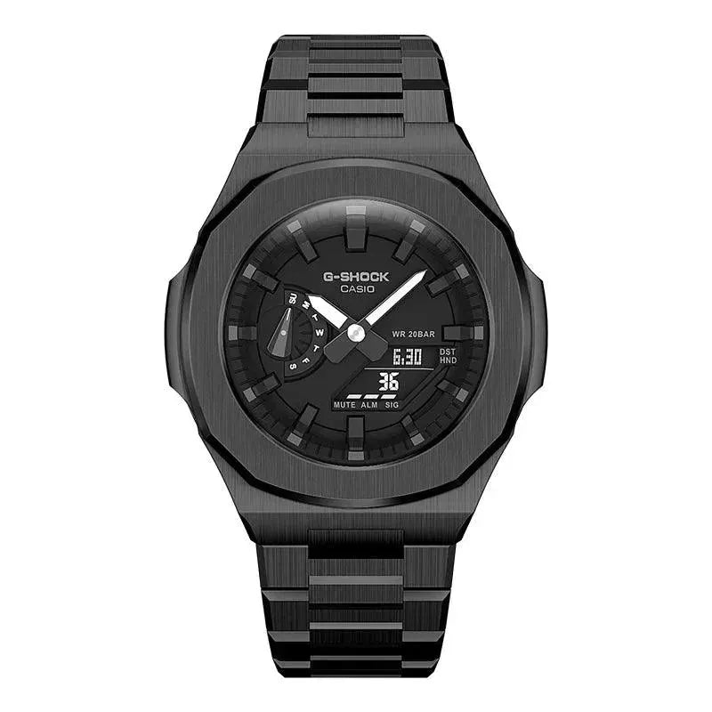 GShock GA2100/2110 Metal Watch Two-tone Green Hulk Case Bezel Strap for casio g shock GA2100 - Miami beauty1