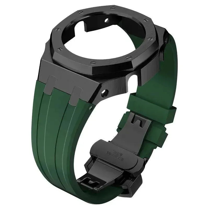 GShock GA2100/2110 Metal Watch Two-tone Green Hulk Case Bezel Strap for casio g shock GA2100 - Miami beauty1