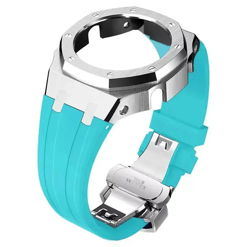 GShock GA2100/2110 Metal Watch Two-tone Green Hulk Case Bezel Strap for casio g shock GA2100 - Miami beauty1