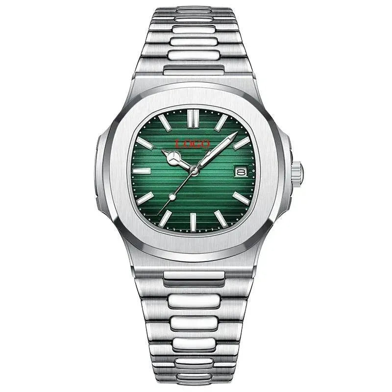 Hot Business Calendar Stainless Steel Quartz Watches For Men Waterproof Luxury Watch Ultra-thin Reloj Pour Hombre - Miami beauty1