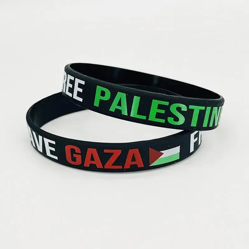 Logo pattern available silicone bracelet - Miami beauty1