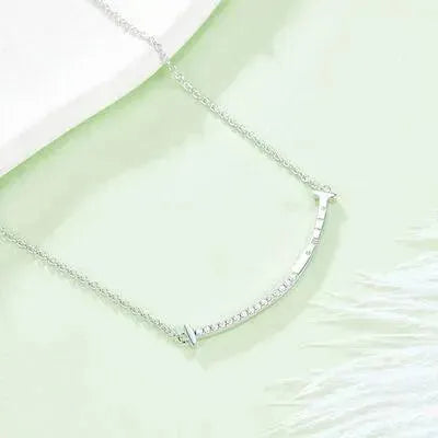 Moissanite 925 Sterling Silver Necklace - Miami beauty1