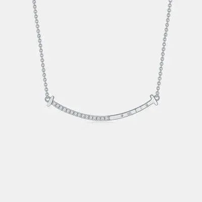 Moissanite 925 Sterling Silver Necklace - Miami beauty1
