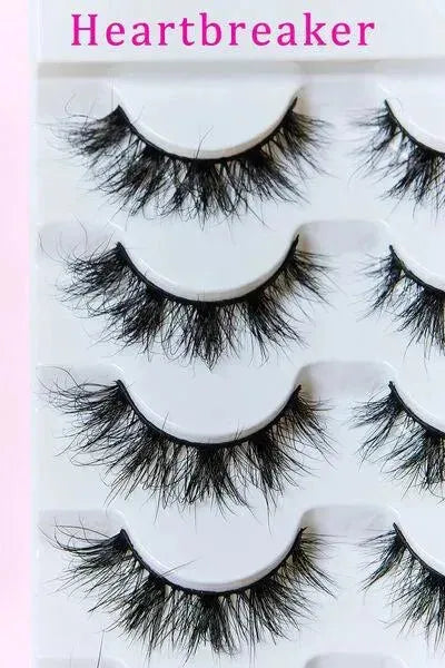 SO PINK BEAUTY Mink Eyelashes 5 Pairs - Miami beauty1