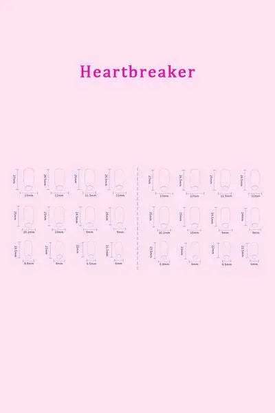 SO PINK BEAUTY Press On Nails 2 Packs - Miami beauty1