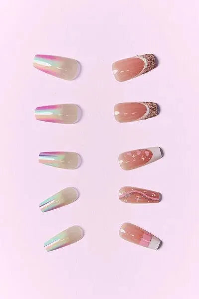 SO PINK BEAUTY Press On Nails 2 Packs - Miami beauty1