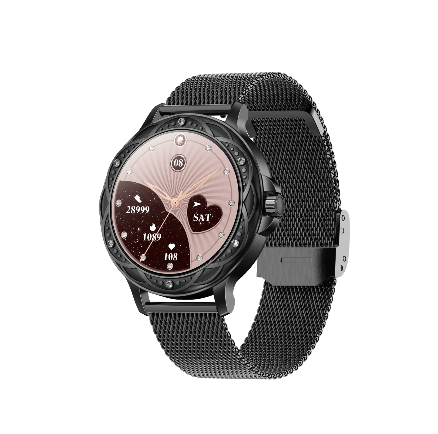Women Best Diamond Smart Watch 2023 Hombre High Quality SmartWatch With Bracelet Set - Miami beauty1