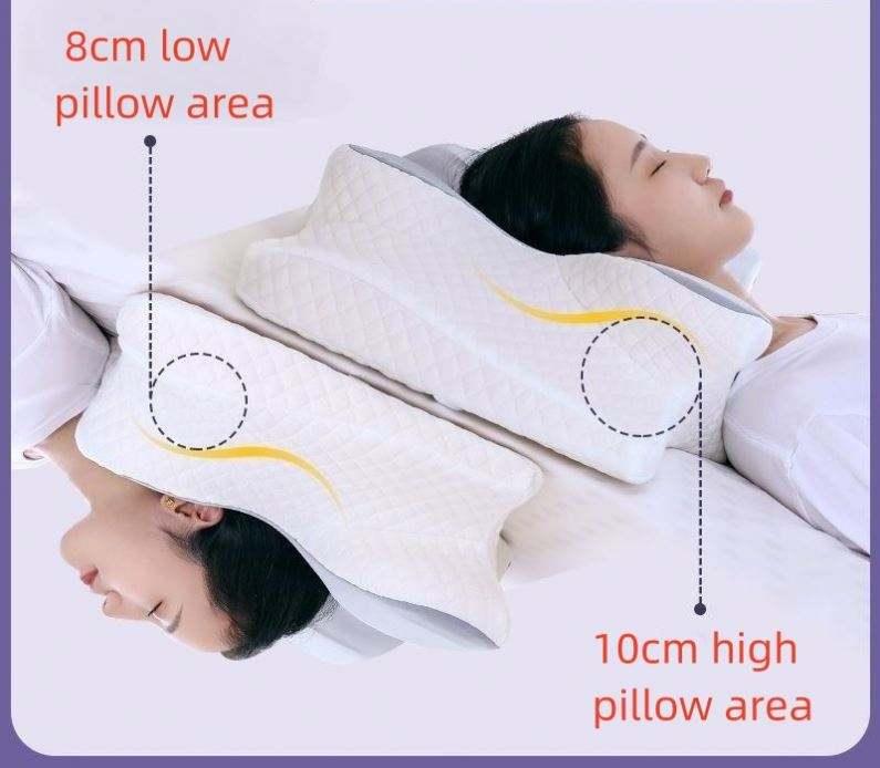 Ergonomic Cervical Pillow For Sleeping Orthopedic Support Pillows Odorless Contour Neck Pain Memory Foam Pillow - Miami beauty1