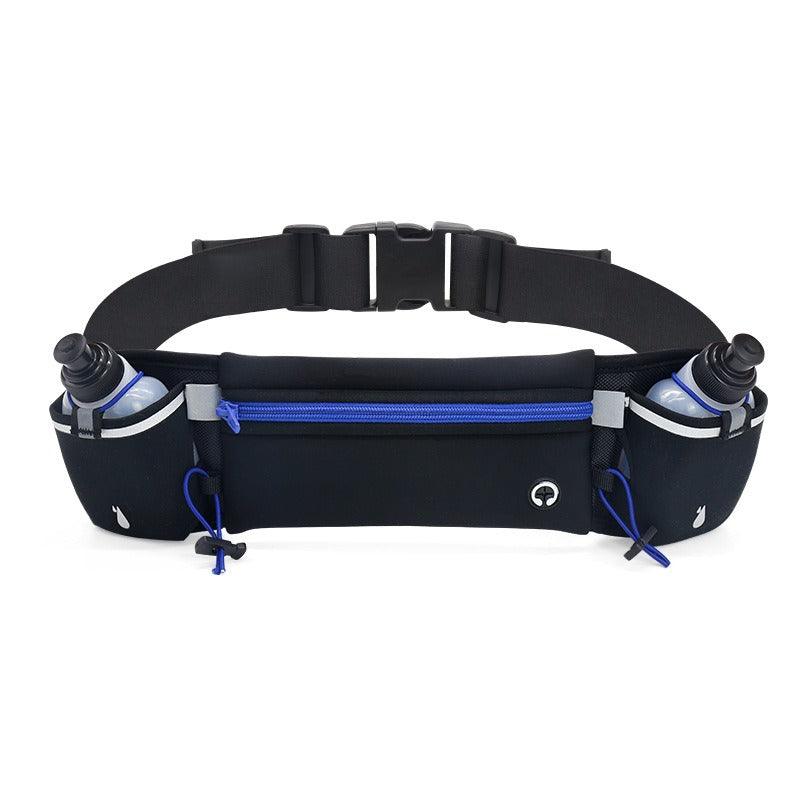 New Outdoor Sports Waist Bag Fitness Multi functional Water Bottle Bag Close fitting Running Phone Waist Bag Marathon Bag - Miami beauty1