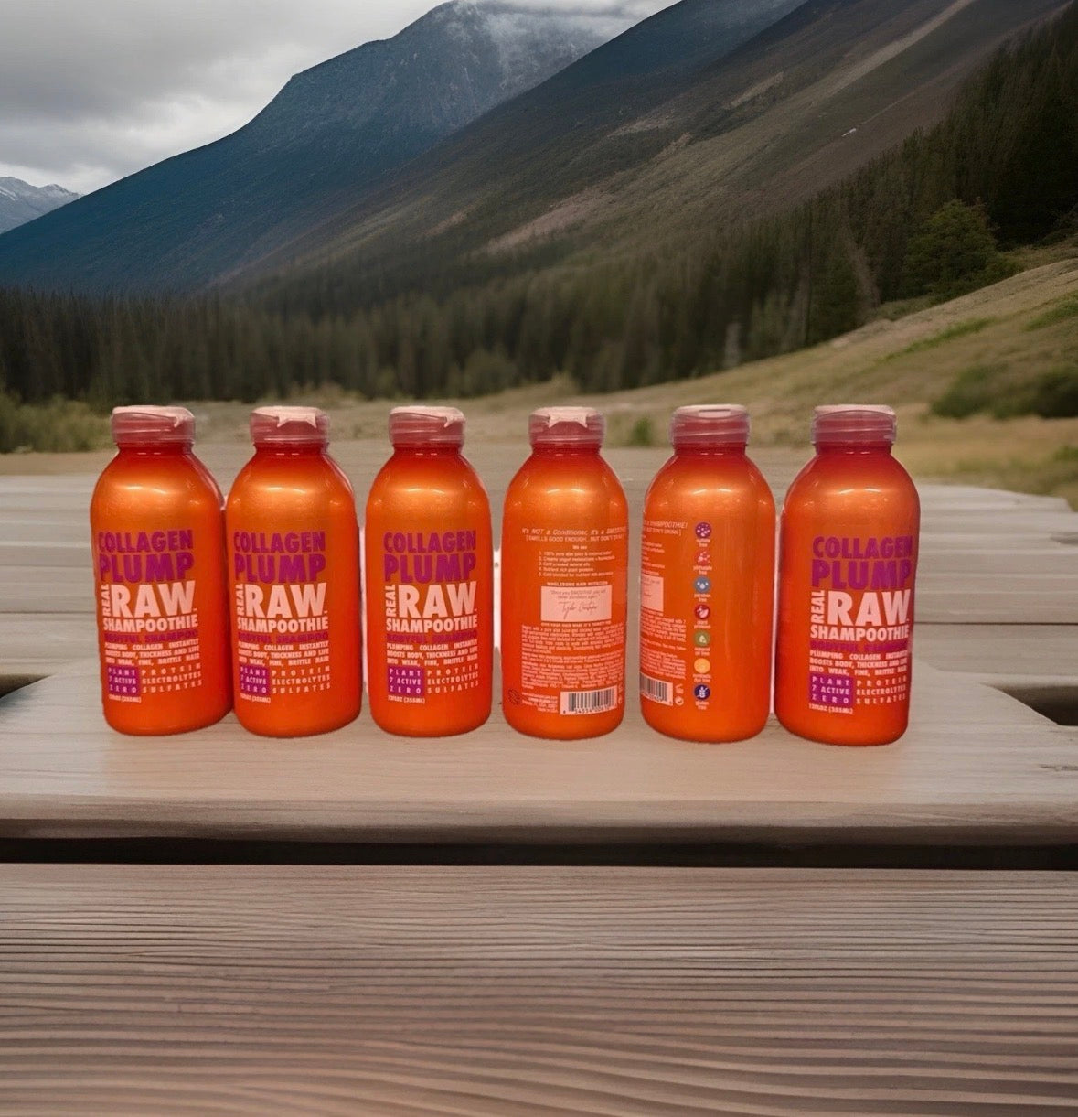 Collagen Plump Real Raw Smoothie Bodyful Shampoo 6 Packs 355 Ml Each✅