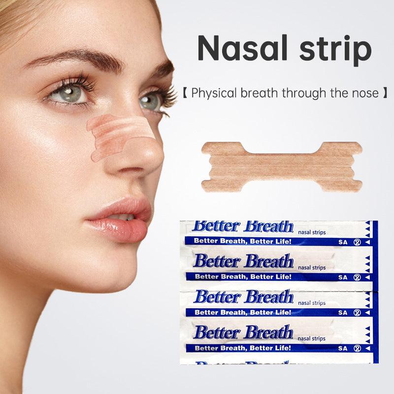 10/50PCS Breath Nasal Strips Right Aid Stop Snoring Nose Patch Good Sleeping Patch Product Easier Breath Sleep Aid Decive - Miami beauty1