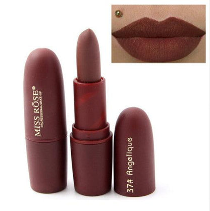 Lipstick matte moisturizing lipstick lasts without fading - Miami beauty1