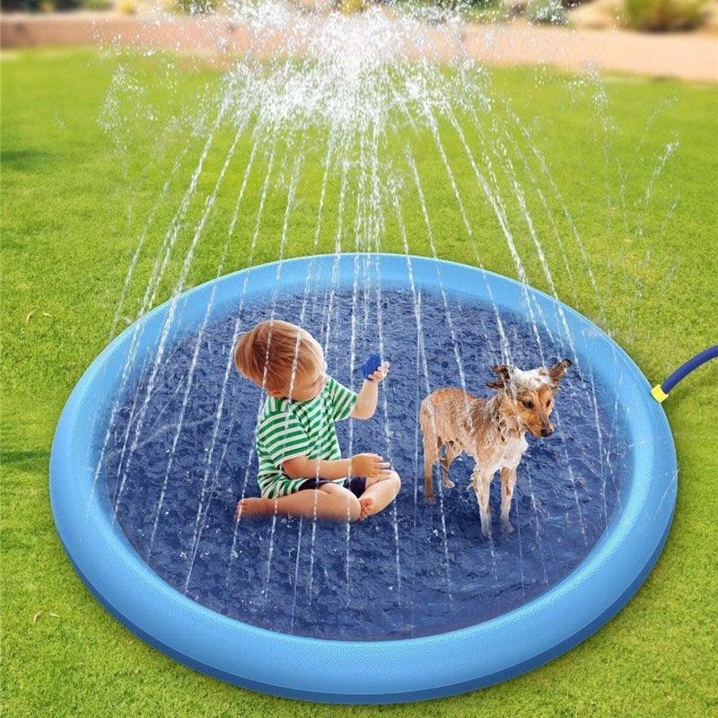 Non-Slip Splash Pad For Kids And Pet Dog - Miami beauty1